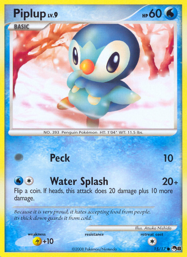 Piplup (15/17) [POP Series 8] | Tabernacle Games