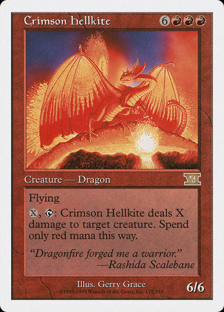 Crimson Hellkite [Classic Sixth Edition] | Tabernacle Games