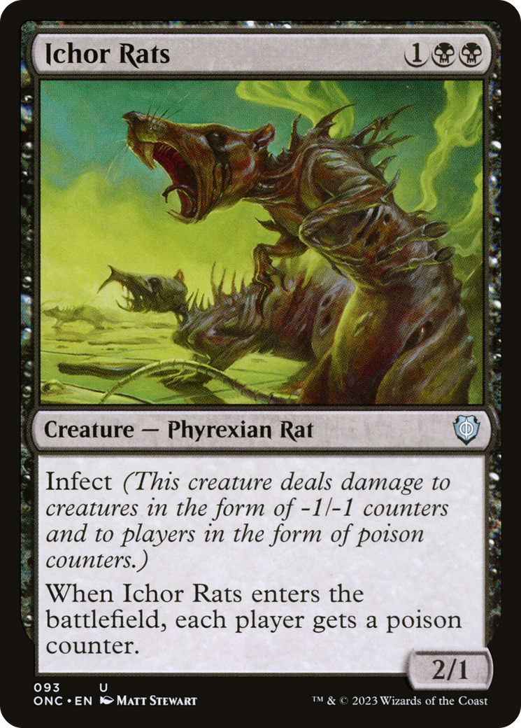 Ichor Rats [Phyrexia: All Will Be One Commander] | Tabernacle Games