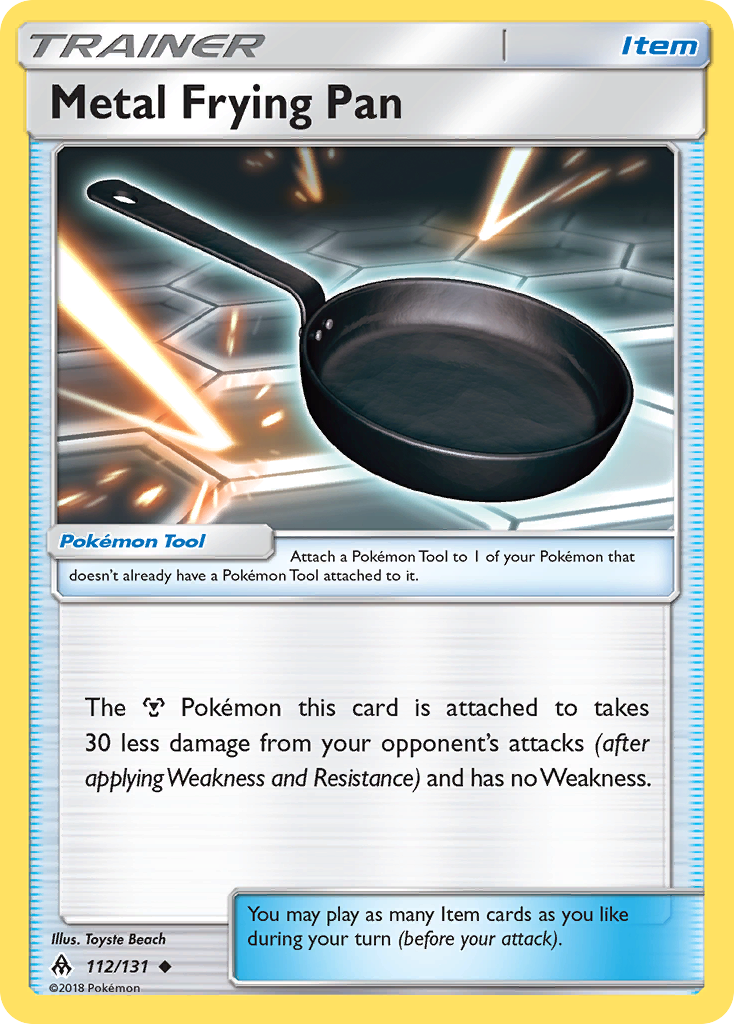 Metal Frying Pan (112/131) [Sun & Moon: Forbidden Light] | Tabernacle Games