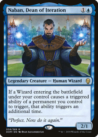 Naban, Dean of Iteration [Dominaria] | Tabernacle Games