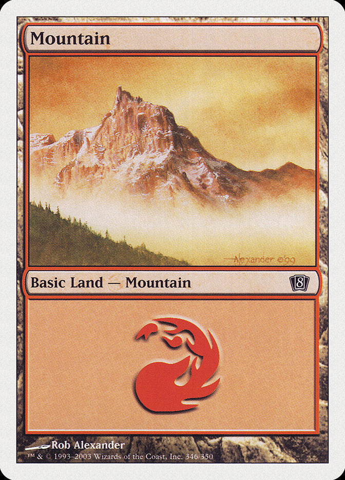 Mountain (346) [Eighth Edition] | Tabernacle Games