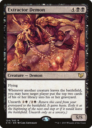 Extractor Demon [Commander 2015] | Tabernacle Games