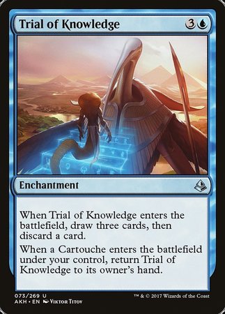 Trial of Knowledge [Amonkhet] | Tabernacle Games