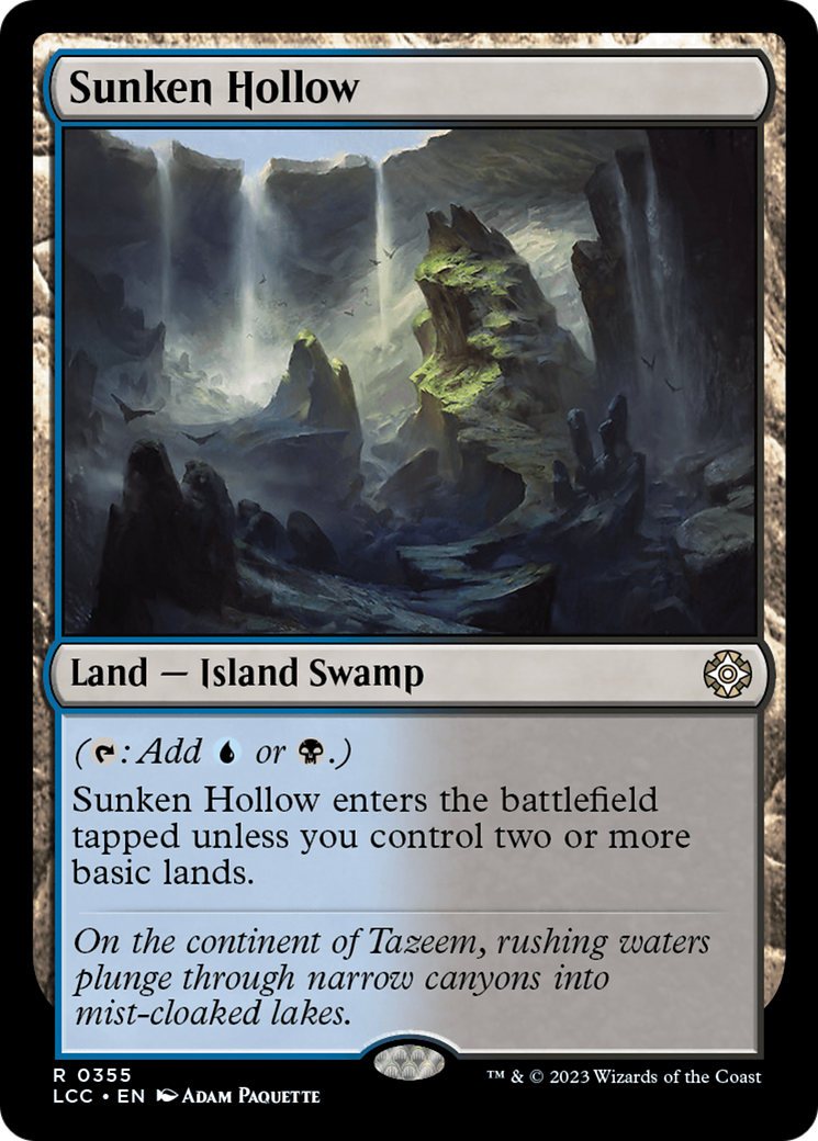 Sunken Hollow [The Lost Caverns of Ixalan Commander] | Tabernacle Games