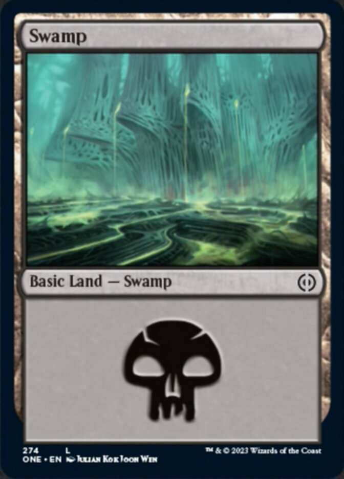 Swamp (274) [Phyrexia: All Will Be One] | Tabernacle Games