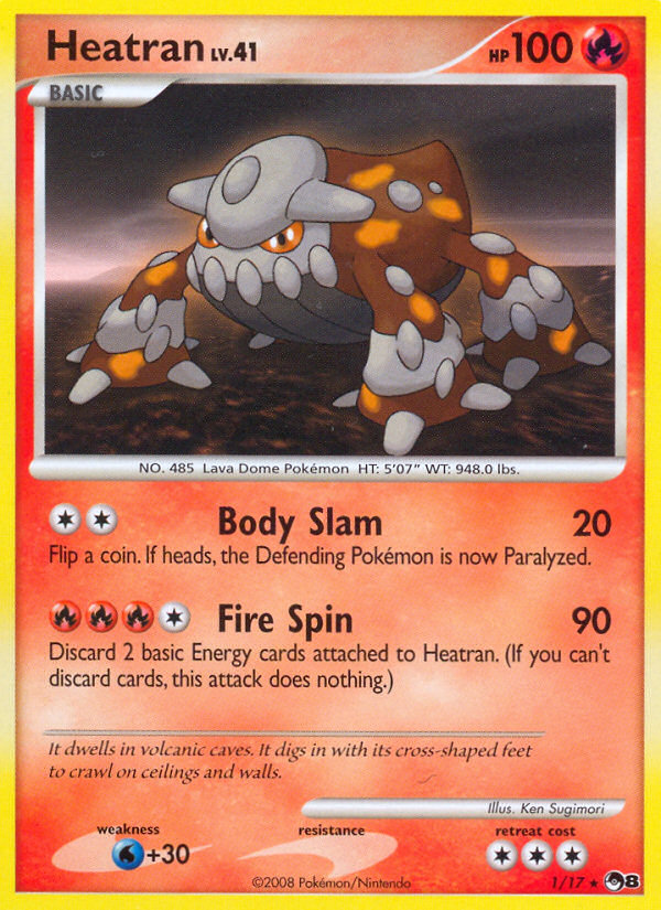 Heatran (1/17) [POP Series 8] | Tabernacle Games