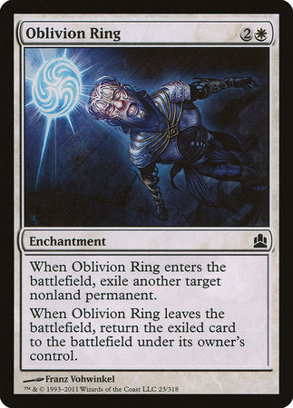 Oblivion Ring [Commander 2011] | Tabernacle Games
