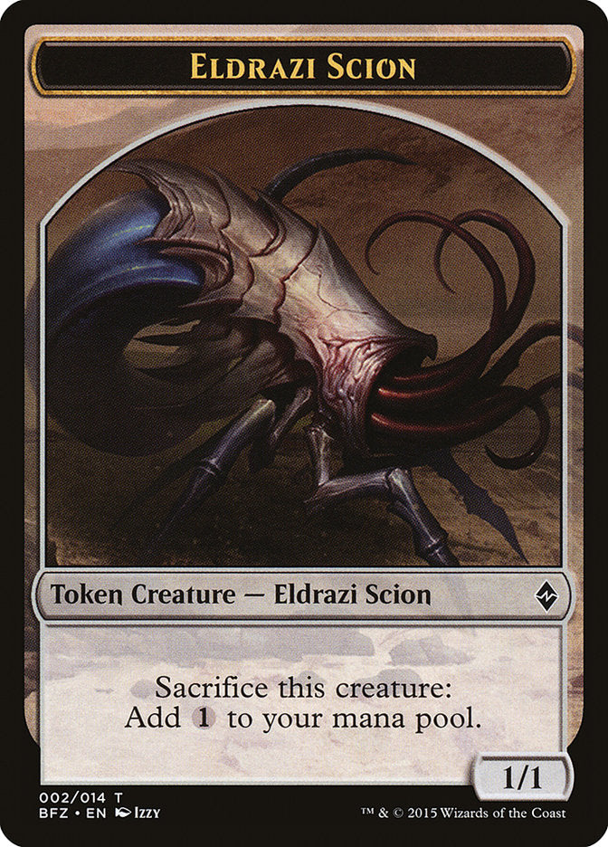 Eldrazi Scion (002/014) [Battle for Zendikar Tokens] | Tabernacle Games