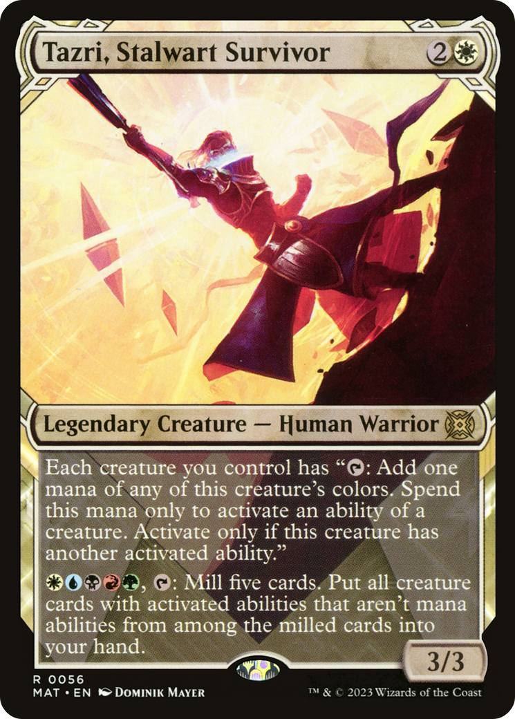 Tazri, Stalwart Survivor (Showcase) [March of the Machine: The Aftermath] | Tabernacle Games