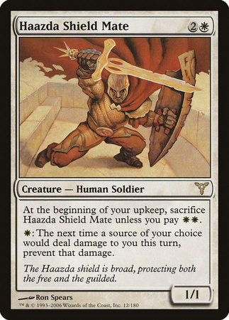 Haazda Shield Mate [Dissension] | Tabernacle Games