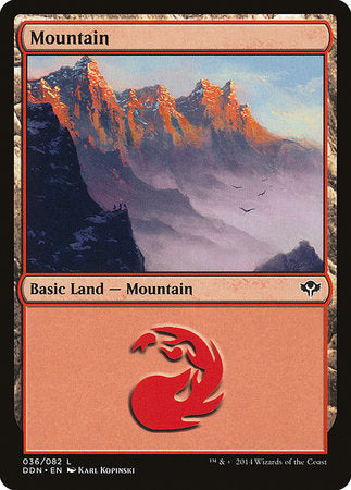 Mountain (36) [Duel Decks: Speed vs. Cunning] | Tabernacle Games