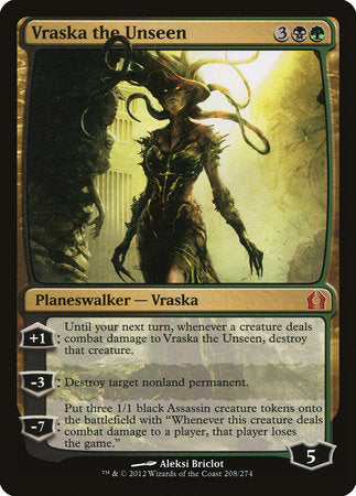 Vraska the Unseen [Return to Ravnica] | Tabernacle Games