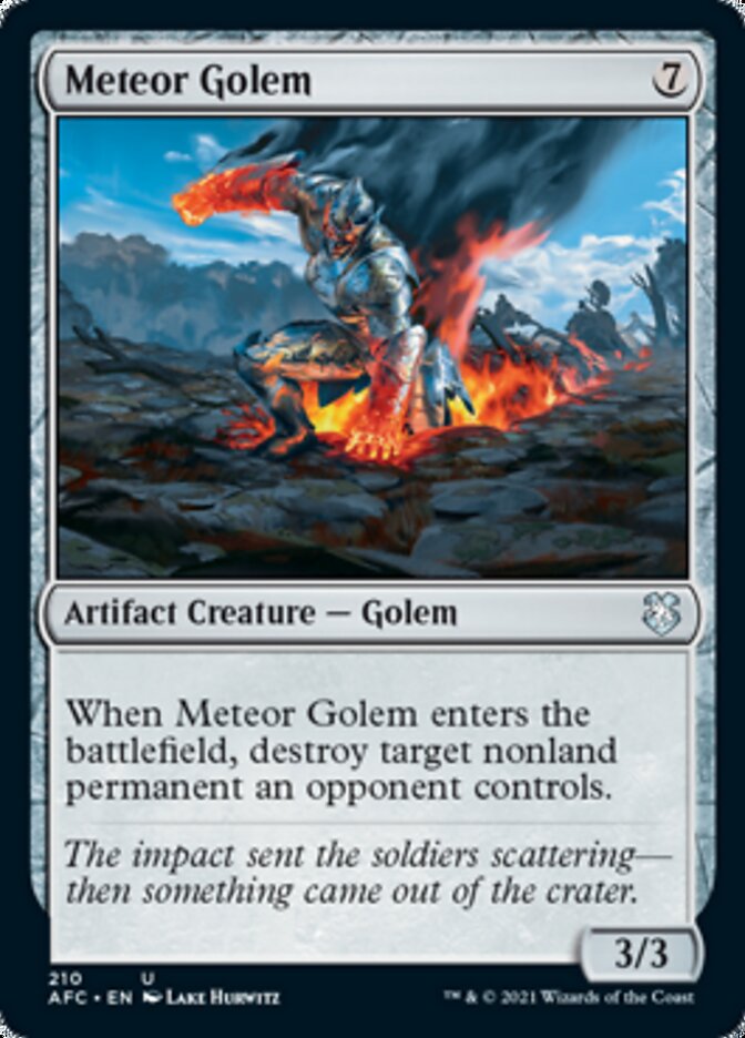 Meteor Golem [Dungeons & Dragons: Adventures in the Forgotten Realms Commander] | Tabernacle Games