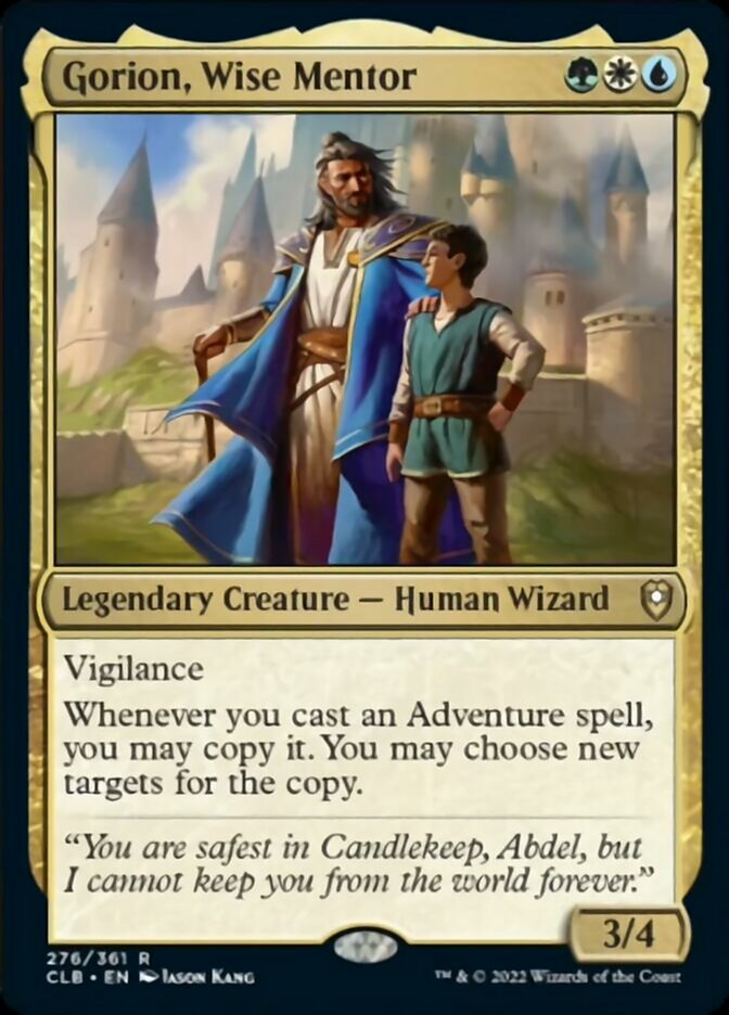 Gorion, Wise Mentor [Commander Legends: Battle for Baldur's Gate] | Tabernacle Games