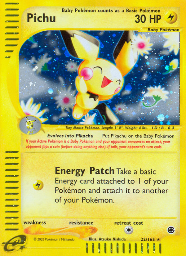 Pichu (22/165) [Expedition: Base Set] | Tabernacle Games