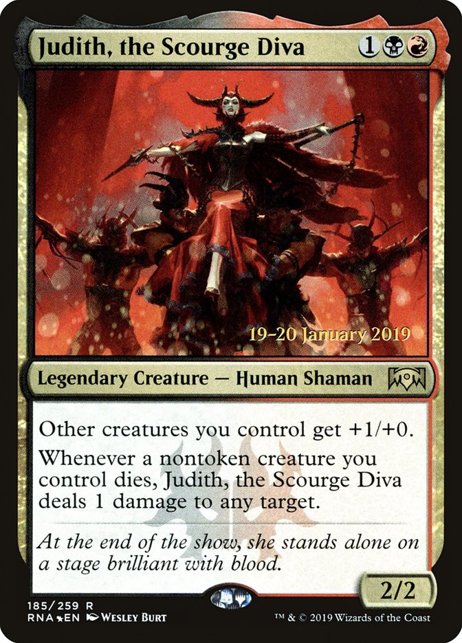 Judith, the Scourge Diva [Ravnica Allegiance Prerelease Promos] | Tabernacle Games