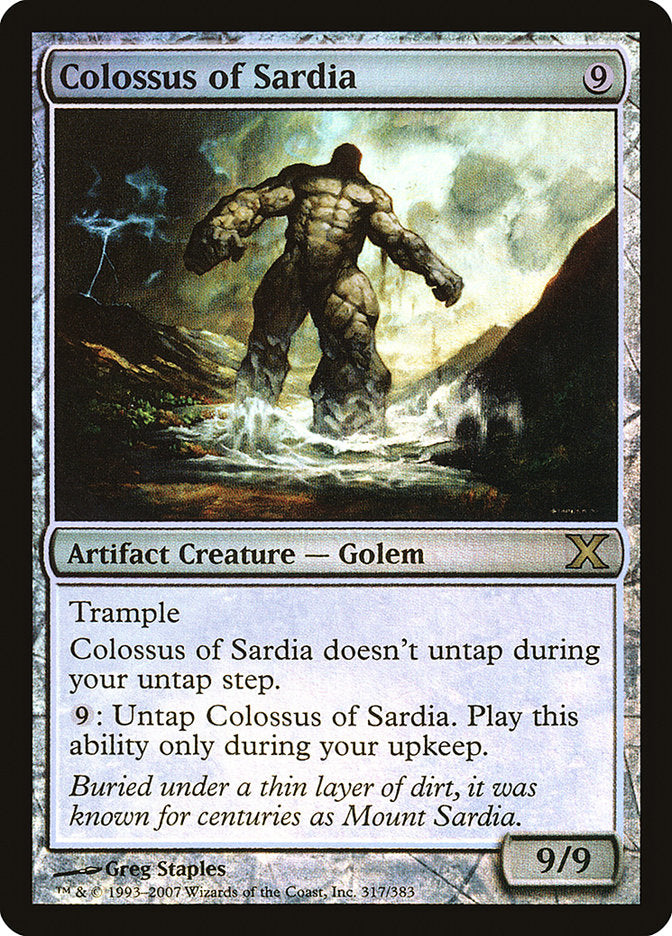 Colossus of Sardia (Premium Foil) [Tenth Edition] | Tabernacle Games