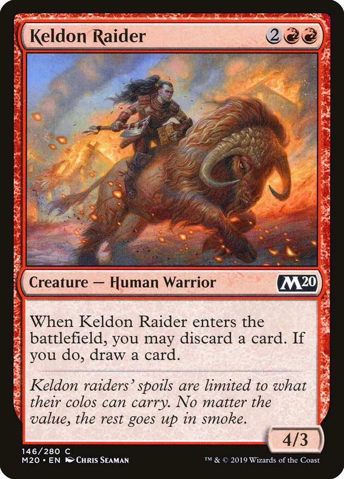 Keldon Raider [Core Set 2020] | Tabernacle Games