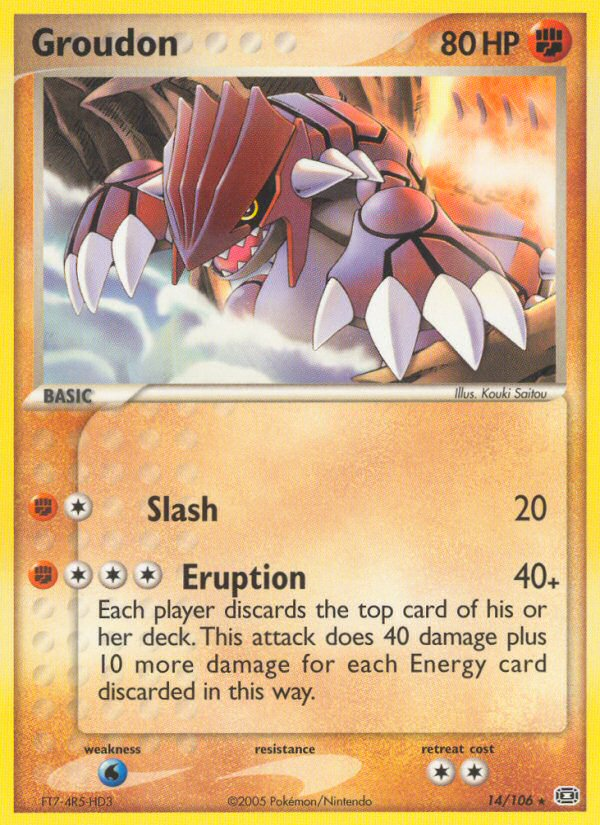 Groudon (14/106) [EX: Emerald] | Tabernacle Games