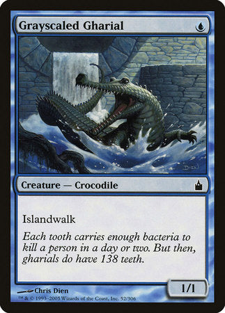 Grayscaled Gharial [Ravnica: City of Guilds] | Tabernacle Games