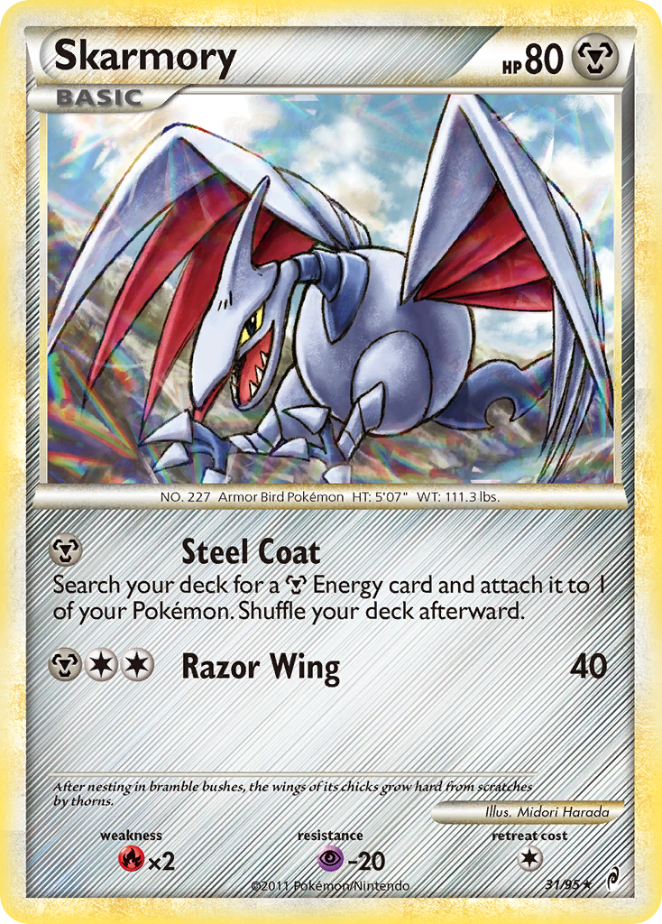 Skarmory (31/95) [HeartGold & SoulSilver: Call of Legends] | Tabernacle Games