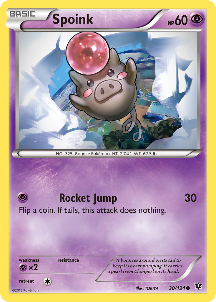 Spoink (30/124) [XY: Fates Collide] | Tabernacle Games