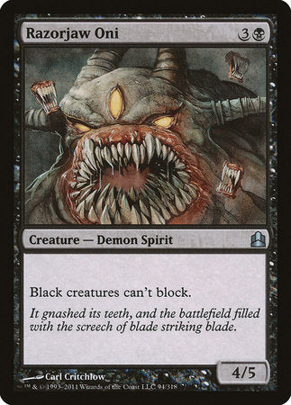 Razorjaw Oni [Commander 2011] | Tabernacle Games