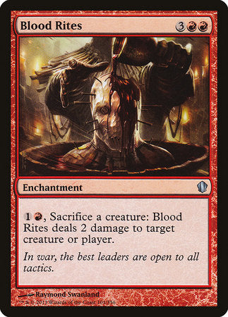 Blood Rites [Commander 2013] | Tabernacle Games