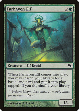 Farhaven Elf [Shadowmoor] | Tabernacle Games