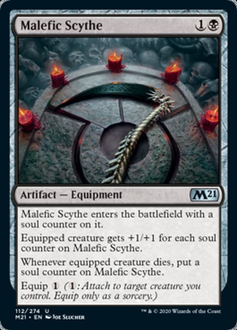 Malefic Scythe [Core Set 2021] | Tabernacle Games