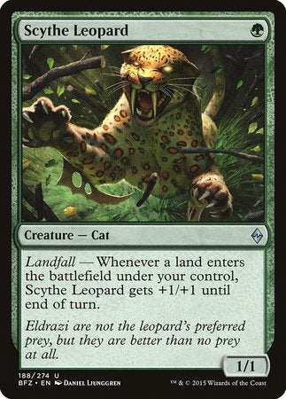 Scythe Leopard [Battle for Zendikar] | Tabernacle Games