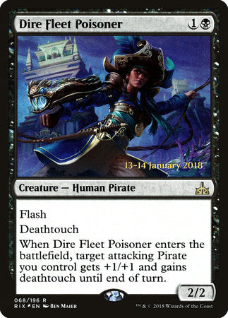 Dire Fleet Poisoner [Rivals of Ixalan Promos] | Tabernacle Games