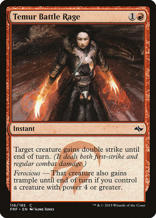 Temur Battle Rage [Fate Reforged] | Tabernacle Games