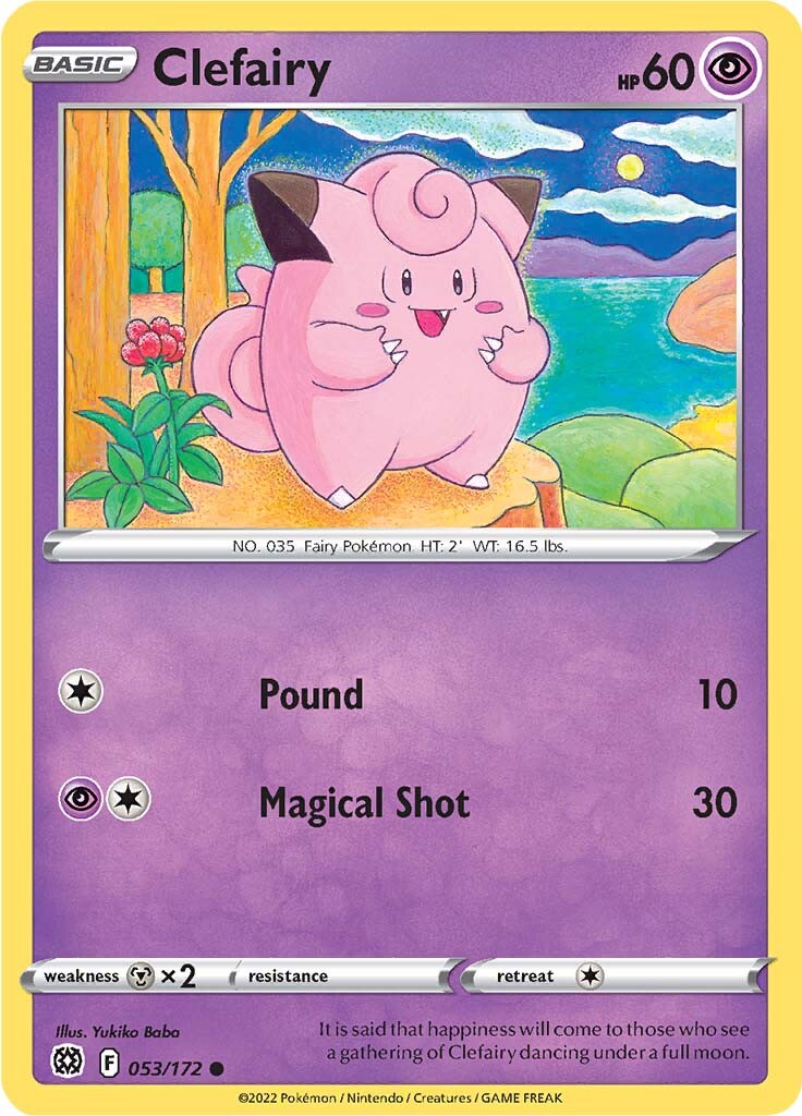 Clefairy (053/172) [Sword & Shield: Brilliant Stars] | Tabernacle Games