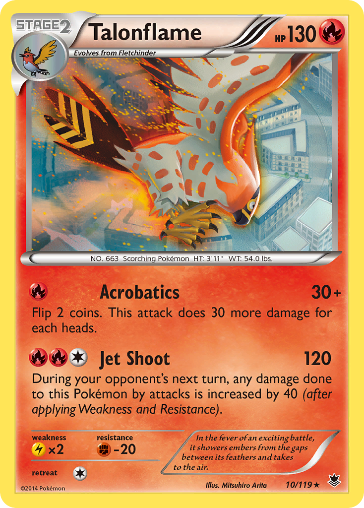 Talonflame (10/119) [XY: Phantom Forces] | Tabernacle Games