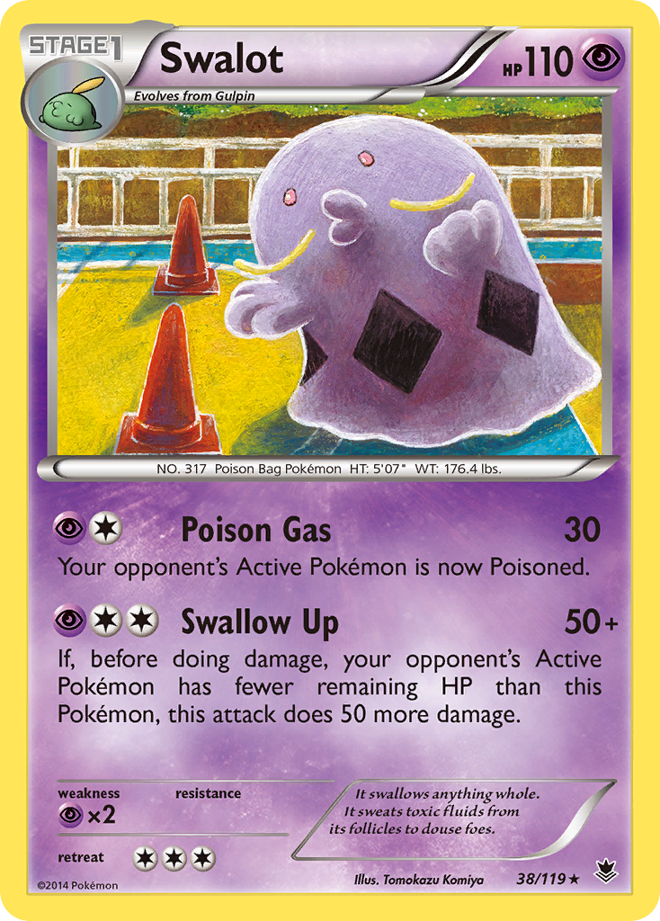 Swalot (38/119) [XY: Phantom Forces] | Tabernacle Games