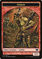 Goblin // Goat Double-sided Token [Commander 2014 Tokens] | Tabernacle Games