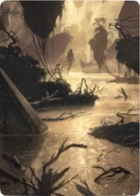 Murkwater Pathway Art Card [Zendikar Rising Art Series] | Tabernacle Games