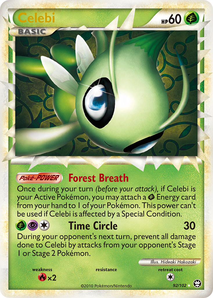 Celebi (92/102) [HeartGold & SoulSilver: Triumphant] | Tabernacle Games