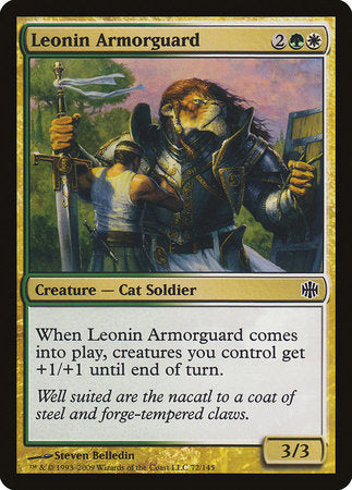 Leonin Armorguard [Alara Reborn] | Tabernacle Games
