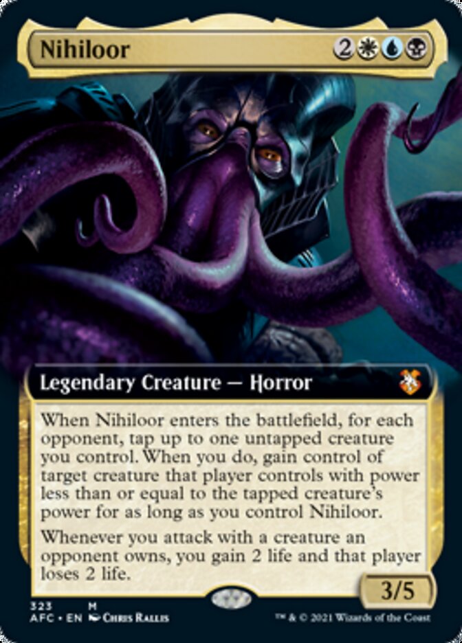 Nihiloor (Extended) [Dungeons & Dragons: Adventures in the Forgotten Realms Commander] | Tabernacle Games