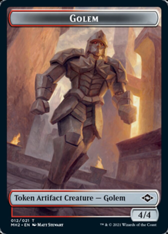 Golem Token [Modern Horizons 2 Tokens] | Tabernacle Games