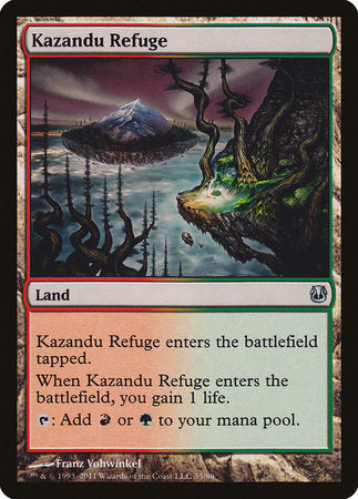 Kazandu Refuge [Duel Decks: Ajani vs. Nicol Bolas] | Tabernacle Games