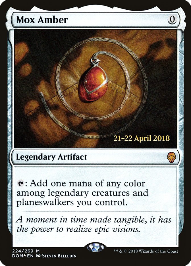 Mox Amber  [Dominaria Prerelease Promos] | Tabernacle Games