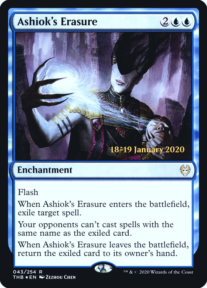 Ashiok's Erasure [Theros Beyond Death Prerelease Promos] | Tabernacle Games