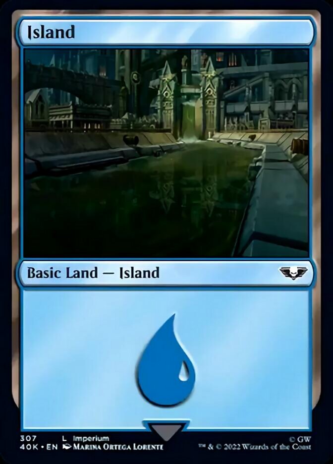Island (307) [Universes Beyond: Warhammer 40,000] | Tabernacle Games