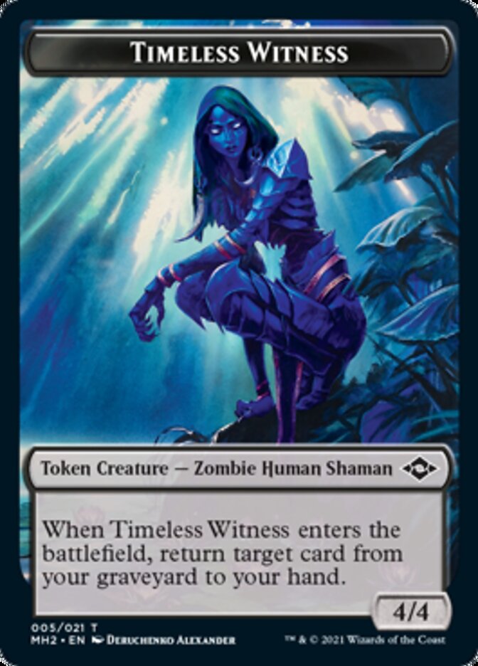 Timeless Witness Token [Modern Horizons 2 Tokens] | Tabernacle Games