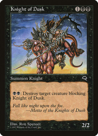 Knight of Dusk [Tempest] | Tabernacle Games