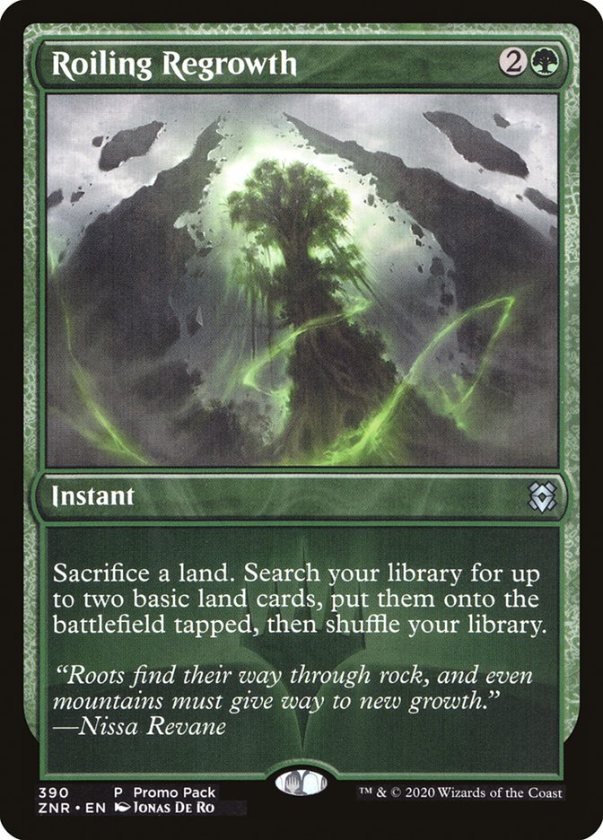 Roiling Regrowth (Promo Pack) [Zendikar Rising Promos] | Tabernacle Games